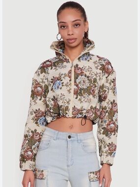 Boutique floral Jacket nwt